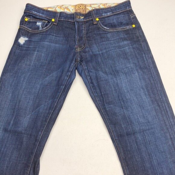 MADE IN USA 🇺🇸 RICH & SKINNY STRAIGHT LEG JEANS 27x31 ⭐️ - Picture 10 of 15
